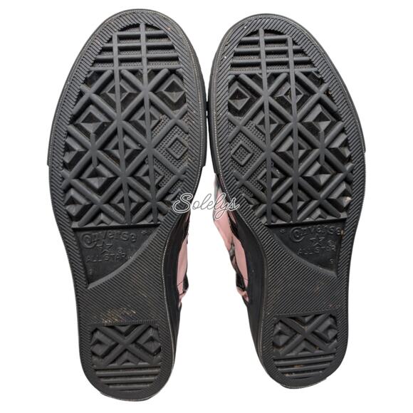 Converse RARE 2005 XXHI Star 70 Peach Blossom Pink Black Buckle Sneaker Boot 11 - Picture 8 of 16